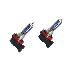 Halo-Automotive-Platinum-White-H11-12v-55w-Bulb-Twin-Pack