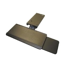 Waterloo Premium Arm, Keyboard Tray & Mouse Tray Package Black