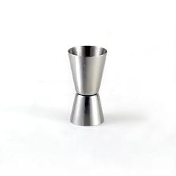 Brushed Double-sided Bartending Cocktail Jigger - Fine Stainless Steel Barware for Your Enjoyment