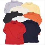 Kids Solid Interlock Turtleneck