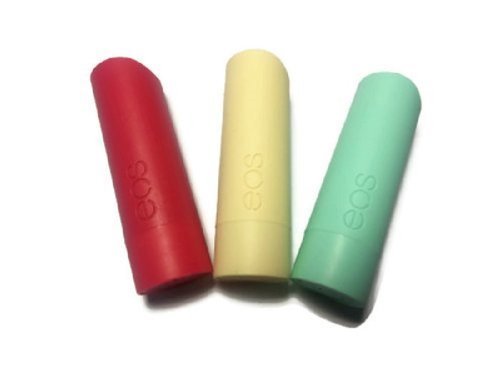 EOS Lip Balm Stick Pack: Pomegranate Raspberry, Vanilla Bean & Sweet Mint EOS Lip Balm Stick Pack: Pomegranate Raspberry, Vanilla Bean & Sweet Mint