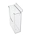 Source One Slotwall/Slatwall Clear Brochure Holder (1 Pack, 4 Inch)