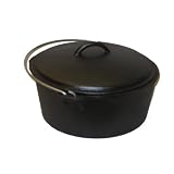 Cajun Cookware Seasoned Cast Iron Dutch Oven 4.5 Qt.