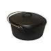 Cajun Cookware Seasoned Cast Iron Dutch Oven 4.5 Qt.