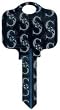 Seattle Mariners Kwikset KW1 House Key