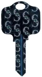 Seattle Mariners Kwikset KW1 House Key