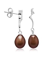 Lola Vanderkeen Pendientes Deep Chocolate Marrón