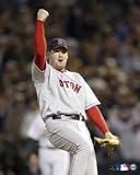 Derek Lowe 2003 ALDS Game 5 Last Out , 16x20
