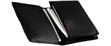 Royce Leather Deluxe Business Card Case 404-5 - Black Leather