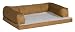 Midwest Quiet Time e'Sensuals Bolstered Orthopedic Dog Bed Sofa 36 Inches by 54 Inches in Tan.