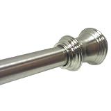 Aquatico Monte Carlo Shower Curtain Tension Rod, Satin by Aquatico