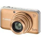Canon PowerShot SX210IS Digital Camera - Gold - Refurbished
