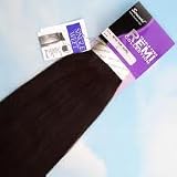 INDIAN REMY REMI HUMAN HAIR EXTENSION WEAVE BY SENSUAL 18 COLOR 2 DARK BROWN