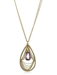 Dana Kellin Spectacular Chain Swag Teardrop Pendant Necklace
