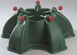 Heavy Duty Penta Green Christmas Tree Stand - For Real Live Trees Up To 8' Tall