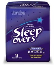Sleep Overs Youth Pants, Large/x-large, 48/case