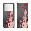 Rockstar Pinky - Apple iPod nano 1G (1st Generation) 1GB/ 2GB/ 4GB Protector Skin Decals - Faceplates