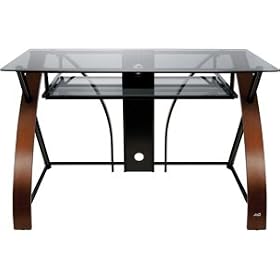 Click here to buy Bello 47-Inch Computer Desk with Curved Wood (CD8841).