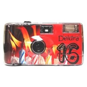 Personalized Candles Birthday Camera - 10 pack