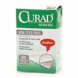 Curad Non Stick Pads 20ct, 20 ea