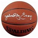 Mounted Memories Philadelphia 76ers Dr. J Autographed Basketball