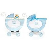 Baby Pram Photo Frame (Blue) by Burton & Burton