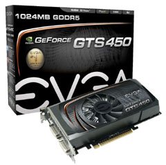 EVGA GeForce GTS 450 （GDDR5/1GB) グラフィックボード 01G-P3-1450