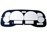 Nu 3D Color Billet Gauge Trim Rings for 1997 - 2000 Dodge Dakota Color - Blue