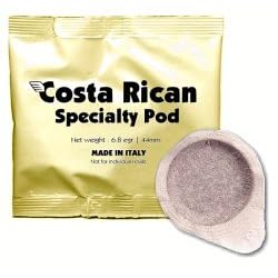 Costa Rican Coffee Pods, ESE, Pack of 50