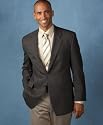 Lauren By Ralph Lauren "Total Comfort" 2-Button Grey Houndstooth Sport Coat