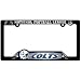 Search : NFL Football Team Black Plastic License Plate Frame - Indianapolis Colts