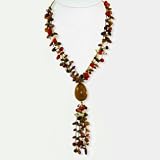 Assorted Bean & Baru Seed Necklace KWF363