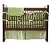 Fawn: Bedding Crib Sheet - Botanica Roll - Light Green