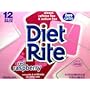 Diet Rite Soda,Red Raspberry 4-12 pk
