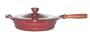 Lafont 2 3/4-Quart Buffet Casserole  with Wood Handle, Burgundy