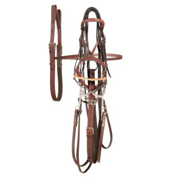 Premium Havana Brown Complete Bridle Set