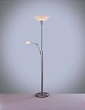 George Kovacs 71-1/2in.h torchiere/task lamp new collection - Brushed Nickel
