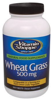 Vitamin Shoppe  Wheat Grass 500 mg 500 tablets 
