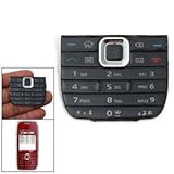 Black Keypad Keyboard Key Button Pad Repair for Nokia E75