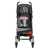 Inglesina Urbe Scarletto Stroller- Black/ Silver/ Red