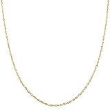 14 Karat Yellow Gold 0.9-mm Replacement Curb Chain (18 Inch)