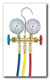 FJC R12 Brass Manifold Gauge Set with 72 Hoses