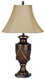 English Style Antique Bronze Table Lamp with Round Base