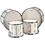 CB 3662T 12" x 14" White Tenor Marching Snare Drum