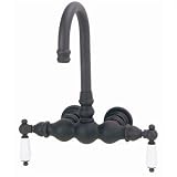 Wall Mount Wide Gooseneck Rubbed Bronze