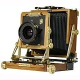 Wista 45-SWIII, 4 x 5 Cherry Wood Field Camera with Interchangeable Bellows, Rear Shift & Graflok Film Back