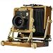 Wista 45-SWIII, 4 x 5 Cherry Wood Field Camera with Interchangeable Bellows, Rear Shift & Graflok Film Back