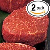 Kobe Beef Filet Mignon - Two 6 oz filets by Premier American Kobe Beef - 5 Star