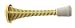 AMEROCK #BP2253-3 3" PB Spr HD Doorstop