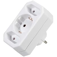 Brennenstuhl Adapterstecker Schutzko 2x